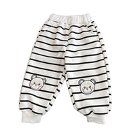 Load image into Gallery viewer, Baby Kid Unisex Solid Color Striped Animals Pants Wholesale 221027591
