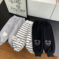 Load image into Gallery viewer, Baby Kid Unisex Solid Color Striped Animals Pants Wholesale 221027591
