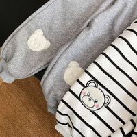 Load image into Gallery viewer, Baby Kid Unisex Solid Color Striped Animals Pants Wholesale 221027591
