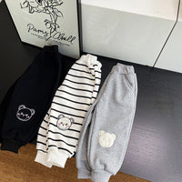 Load image into Gallery viewer, Baby Kid Unisex Solid Color Striped Animals Pants Wholesale 221027591
