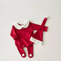 Load image into Gallery viewer, Baby Unisex Solid Color Christmas Pants Rompers Wholesale 221027601
