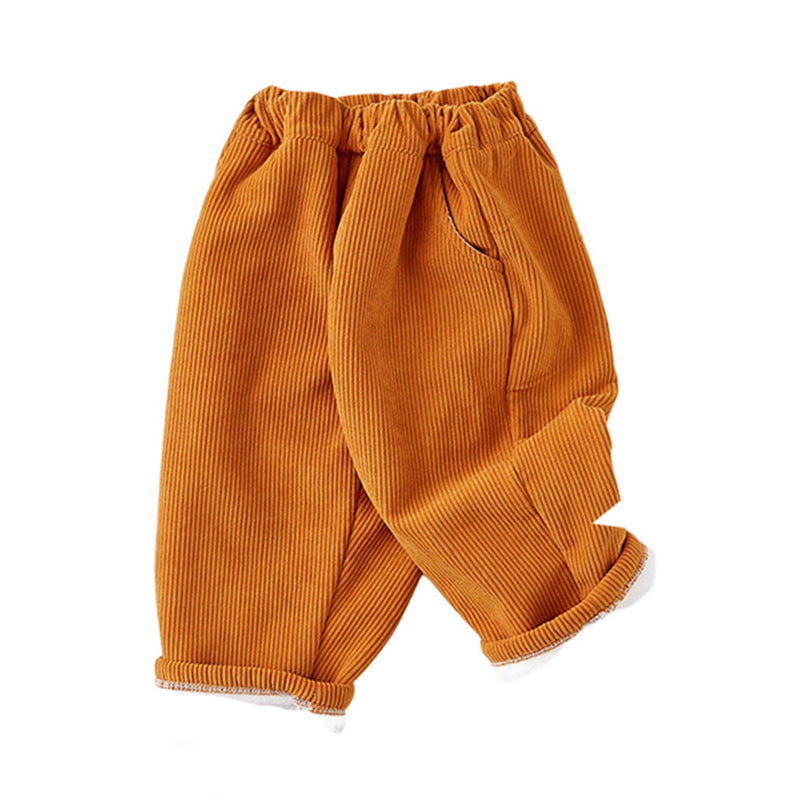 Baby Kid Unisex Solid Color Pants Wholesale 221027622