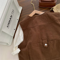 Load image into Gallery viewer, Baby Kid Boys Solid Color Vests Waistcoats Wholesale 22102783

