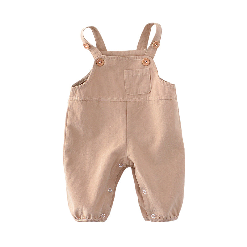 Baby Unisex Solid Color Jumpsuits Wholesale 22102785