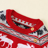 Load image into Gallery viewer, Baby Unisex Cartoon Print Christmas Rompers Wholesale 221028100
