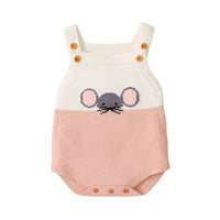 Load image into Gallery viewer, Baby Unisex Color-blocking Cartoon Print Rompers Wholesale 221028103
