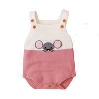 Load image into Gallery viewer, Baby Unisex Color-blocking Cartoon Print Rompers Wholesale 221028103
