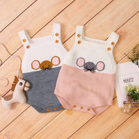 Load image into Gallery viewer, Baby Unisex Color-blocking Cartoon Print Rompers Wholesale 221028103
