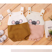 Load image into Gallery viewer, Baby Unisex Color-blocking Cartoon Print Rompers Wholesale 221028103
