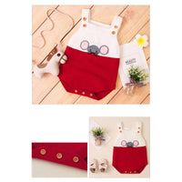 Load image into Gallery viewer, Baby Unisex Color-blocking Cartoon Print Rompers Wholesale 221028103
