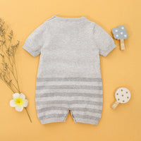 Load image into Gallery viewer, Baby Unisex Striped Cartoon Print Rompers Wholesale 221028104
