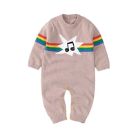 Load image into Gallery viewer, Baby Unisex Rainbow Cartoon Print Jumpsuits Wholesale 221028108
