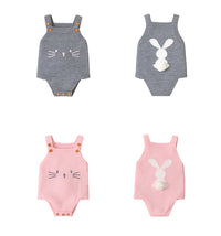 Load image into Gallery viewer, Baby Girls Cartoon Crochet Embroidered Rompers Wholesale 221028110
