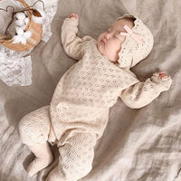 Load image into Gallery viewer, Baby Unisex Crochet Embroidered Jumpsuits Wholesale 221028116
