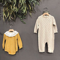 Load image into Gallery viewer, Baby Unisex Crochet Embroidered Jumpsuits Wholesale 221028116

