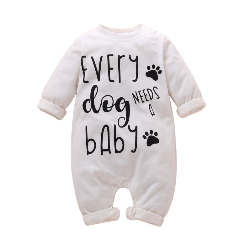 Baby Unisex Letters Jumpsuits Wholesale 221028121