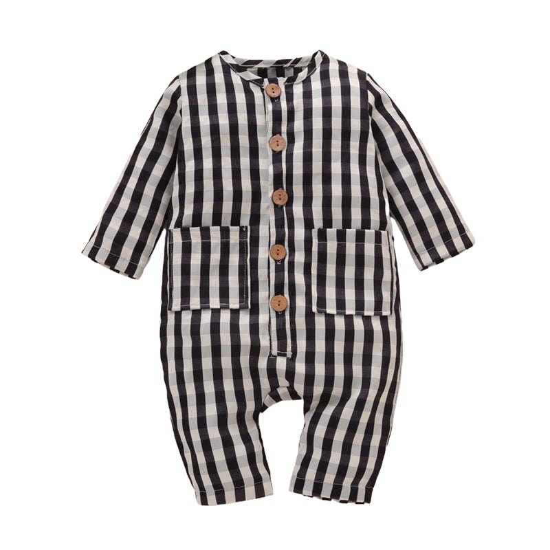 Baby Unisex Striped Jumpsuits Wholesale 221028123