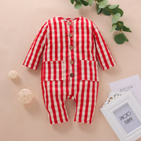 Load image into Gallery viewer, Baby Unisex Striped Jumpsuits Wholesale 221028123
