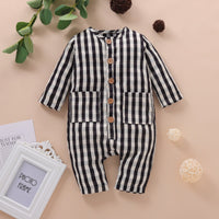 Load image into Gallery viewer, Baby Unisex Striped Jumpsuits Wholesale 221028123
