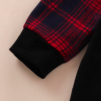 Load image into Gallery viewer, Baby Unisex Letters Checked Christmas Jumpsuits Wholesale 221028127
