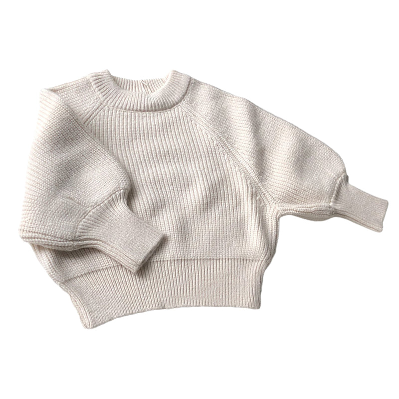 Baby Kid Girls Solid Color Sweaters Knitwear Wholesale 221028142