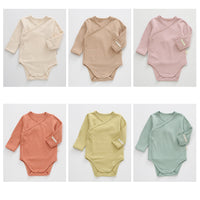 Load image into Gallery viewer, Baby Unisex Solid Color Rompers Wholesale 221028166
