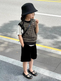 Load image into Gallery viewer, Baby Kid Unisex Checked Vests Waistcoats Wholesale 221028432
