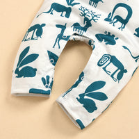 Load image into Gallery viewer, Baby Unisex Animals Print Jumpsuits Wholesale 22102848
