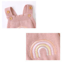 Load image into Gallery viewer, Baby Unisex Rainbow Crochet Rompers Wholesale 22102850
