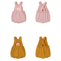 Load image into Gallery viewer, Baby Unisex Rainbow Crochet Rompers Wholesale 22102850
