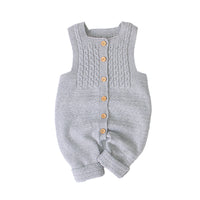 Load image into Gallery viewer, Baby Unisex Solid Color Knitwear Jumpsuits Wholesale 22102855
