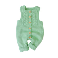 Load image into Gallery viewer, Baby Unisex Solid Color Knitwear Jumpsuits Wholesale 22102855
