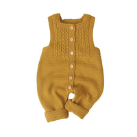Load image into Gallery viewer, Baby Unisex Solid Color Knitwear Jumpsuits Wholesale 22102855
