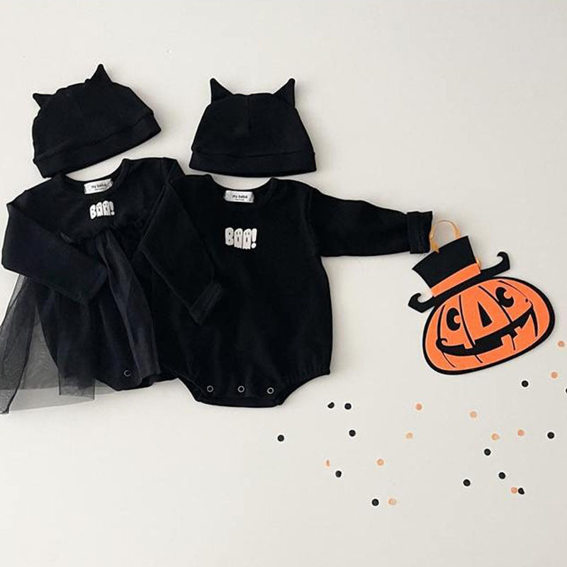 Baby Unisex Solid Color Cartoon Halloween Rompers Wholesale 221028557