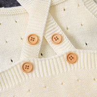 Load image into Gallery viewer, Baby Girls Solid Color Knitwear Jumpsuits Wholesale 22102856
