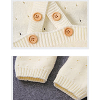 Load image into Gallery viewer, Baby Girls Solid Color Knitwear Jumpsuits Wholesale 22102856
