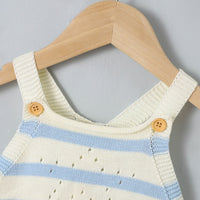 Load image into Gallery viewer, Baby Unisex Striped Knitwear Rompers Wholesale 22102857
