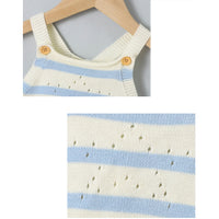 Load image into Gallery viewer, Baby Unisex Striped Knitwear Rompers Wholesale 22102857
