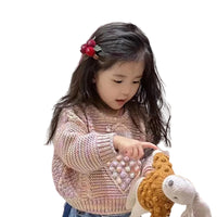 Load image into Gallery viewer, Baby Kid Girls Crochet Sweaters Wholesale 221028576
