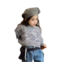 Load image into Gallery viewer, Baby Kid Girls Crochet Sweaters Wholesale 221028576
