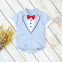 Load image into Gallery viewer, Baby Boys Bow Knitwear Rompers Wholesale 22102860
