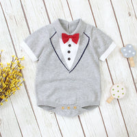 Load image into Gallery viewer, Baby Boys Bow Knitwear Rompers Wholesale 22102860
