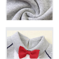 Load image into Gallery viewer, Baby Boys Bow Knitwear Rompers Wholesale 22102860
