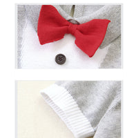 Load image into Gallery viewer, Baby Boys Bow Knitwear Rompers Wholesale 22102860

