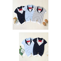 Load image into Gallery viewer, Baby Boys Bow Knitwear Rompers Wholesale 22102860
