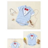 Load image into Gallery viewer, Baby Boys Bow Knitwear Rompers Wholesale 22102860

