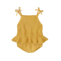 Load image into Gallery viewer, Baby Girls Solid Color Knitwear Rompers Wholesale 22102861
