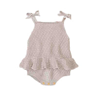 Load image into Gallery viewer, Baby Girls Solid Color Knitwear Rompers Wholesale 22102861

