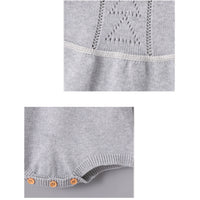 Load image into Gallery viewer, Baby Girls Solid Color Knitwear Rompers Wholesale 22102862
