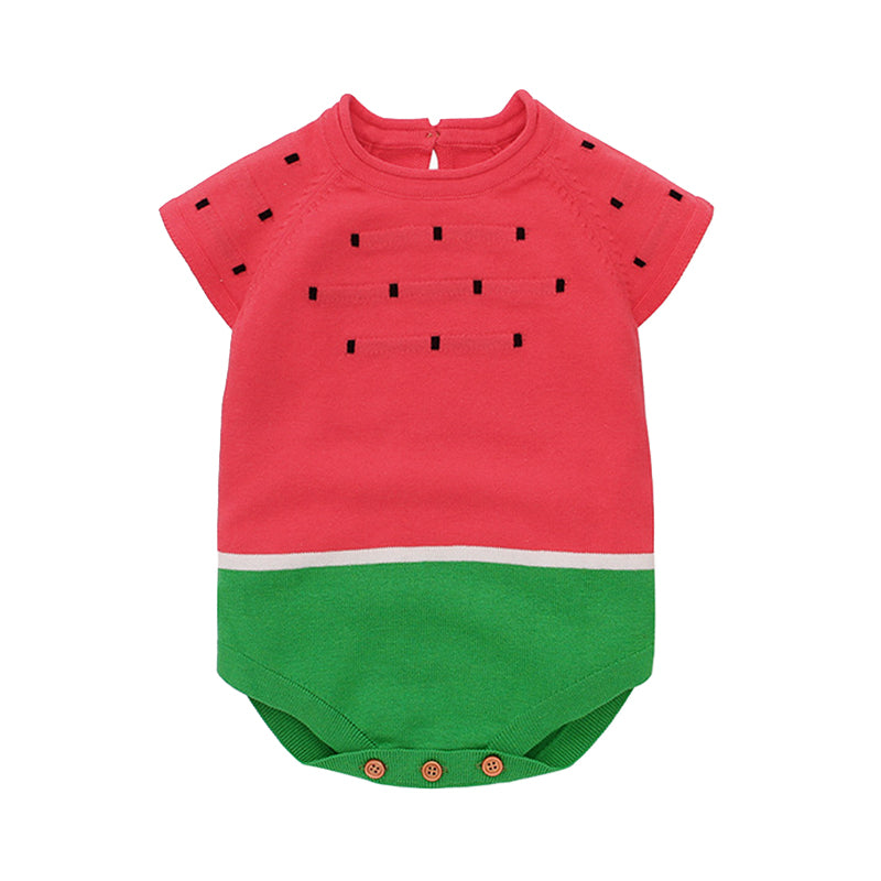 Baby Unisex Fruit Knitwear Rompers Wholesale 22102864